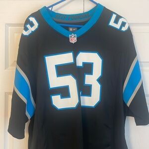 Nike Carolina Panthers Brian Burns #53 jersey sz XL